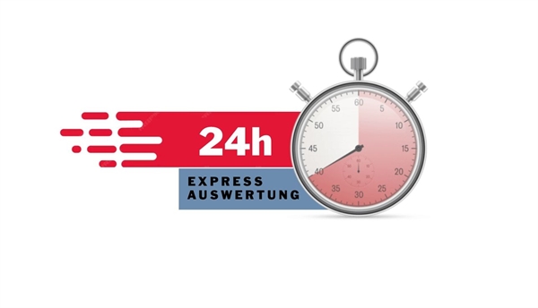 Upgrade: Expressauswertung (24 Stunden)