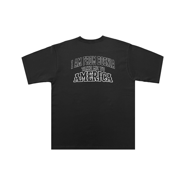 Ressue x Bosnia - Black Edition Take me to America Tshirt