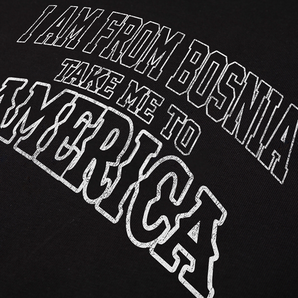 Ressue x Bosnia - Black Edition Take me to America Tshirt