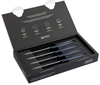 Universalmesser-Set, Wellenschliff, 4-tlg.