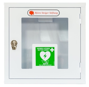 BSS - AED-Wandkasten Metall mit Signalton